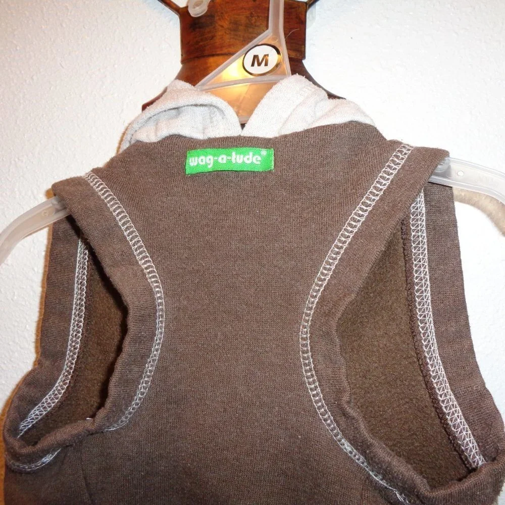Wag-a-tude BOYS RULE Dog Hoodie Size Medium